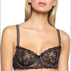 Vintage Black Lace Bra for Valentine’s Day